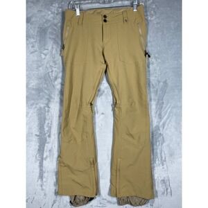 Burton Dryride Da Nang Snowboard Pants Tan Khaki Womens XS 10105 VN 787179